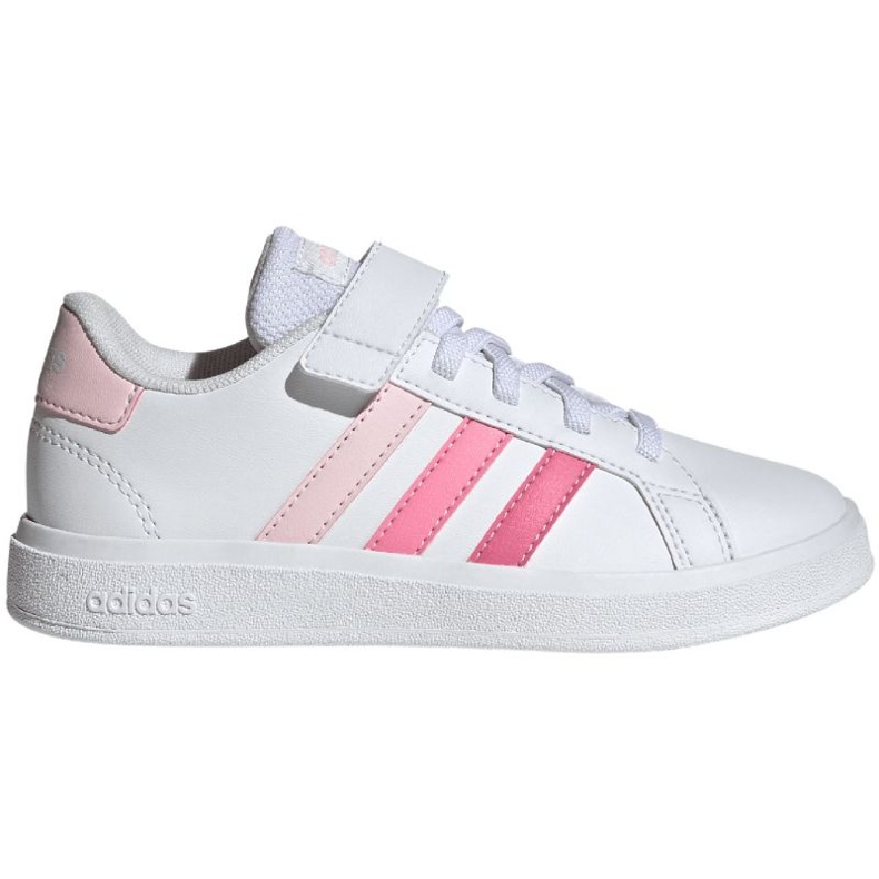 Adidas Grand Court Elastic Lace und Top Strap Jr IG4838 Schuhe weiß
