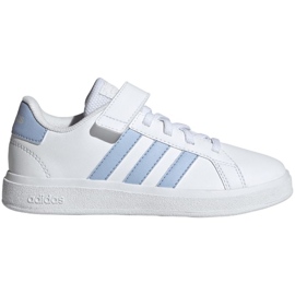 Adidas Grand Court Elastic Lace und Top Strap Jr IG4841 Schuhe weiß