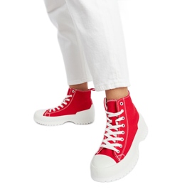 Rote Ronchis High-Top-Sneaker