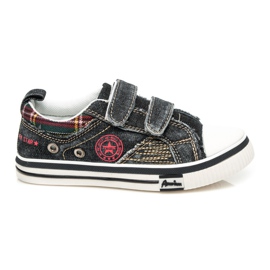 American Club Denim-Sneaker für einen Jungen schwarz