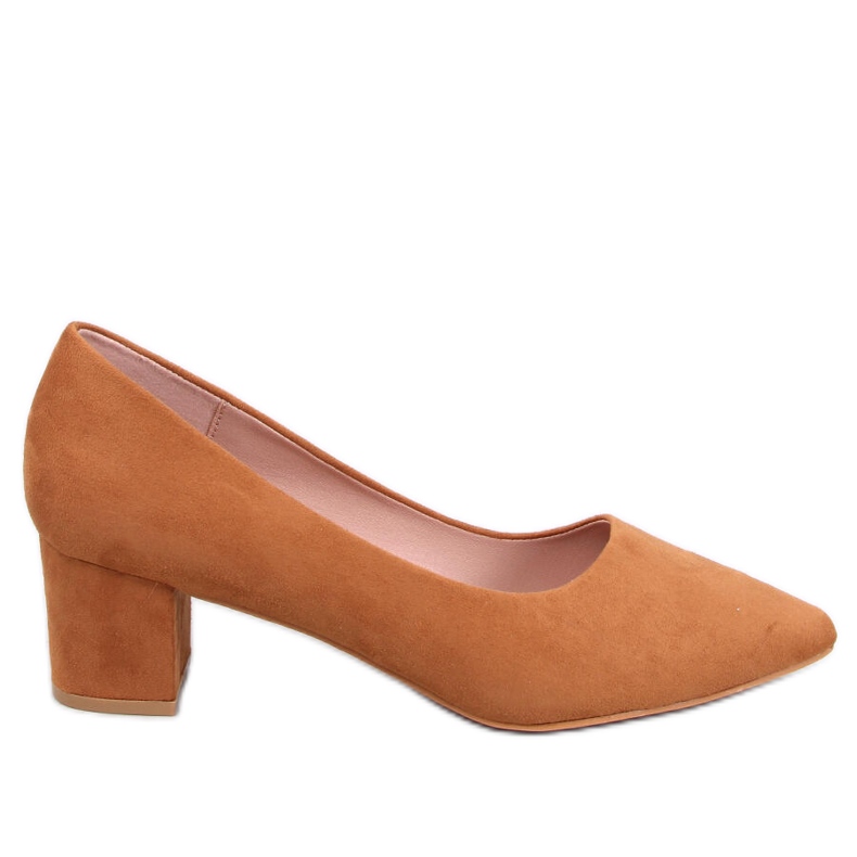 Trabersi Camel Pumps mit niedrigem Absatz braun