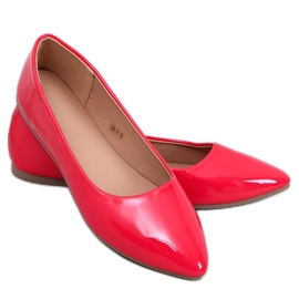 Rote Ballerinas aus Lackleder von Xants