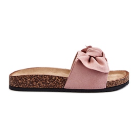 Damen-Flip-Flops mit Schleife, Pink Ezephira rosa