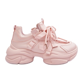 Damen-Sneaker mit dicker Sohle, Pink Windamella rosa