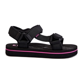 Damen-Plateausandalen Lee Cooper LCW-24-05-2751L Schwarz