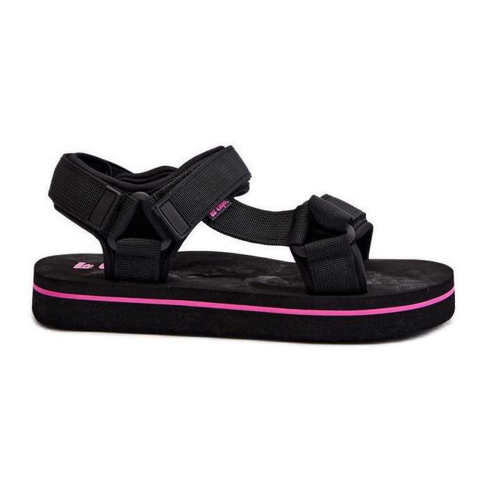 Damen-Plateausandalen Lee Cooper LCW-24-05-2751L Schwarz