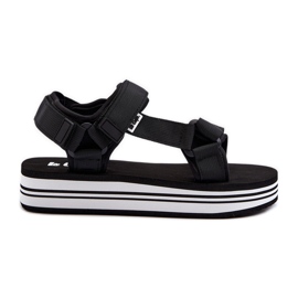 Damen-Plateausandalen Lee Cooper LCW-24-05-2753 Schwarz