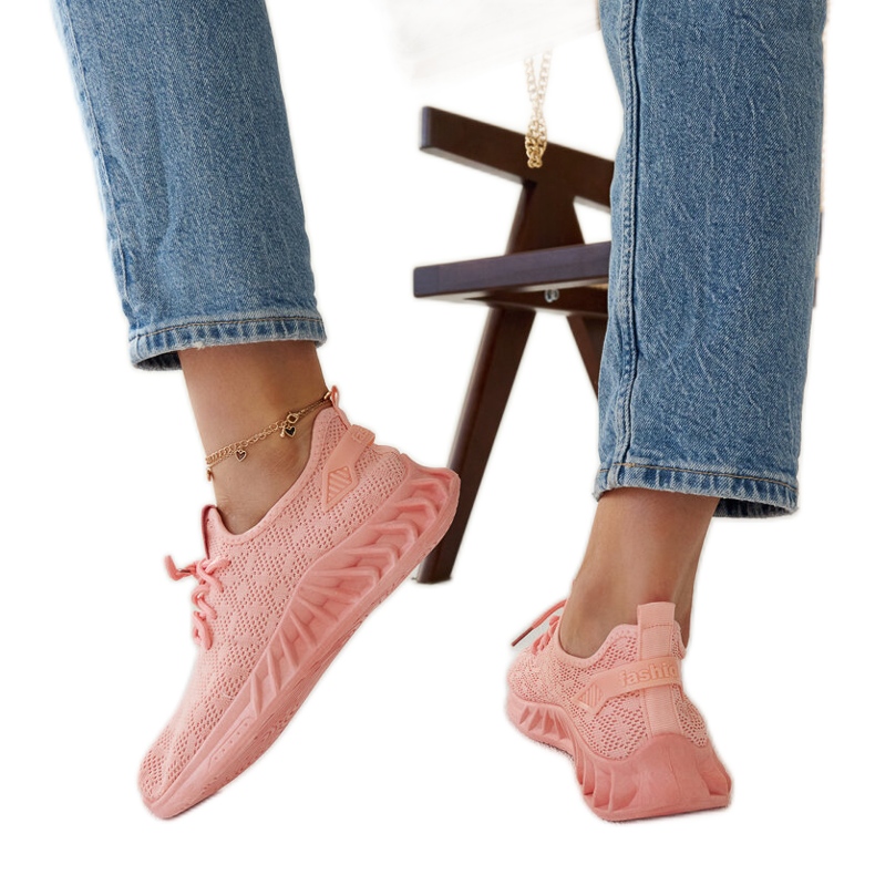 Rosa Mira-Stoffsneaker