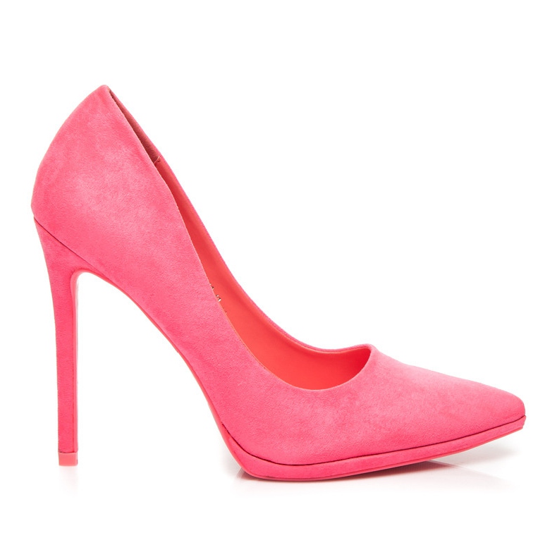Seastar Pumps aus rosa Wildleder