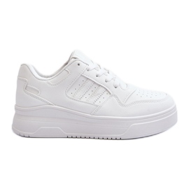 Damen Sport-Sneakers Schuhe Weiß Frutesa