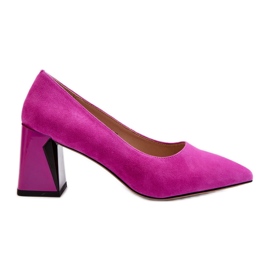 Vinceza Fuchsia Alessyndra Wildleder-High-Heel-Pumps rosa