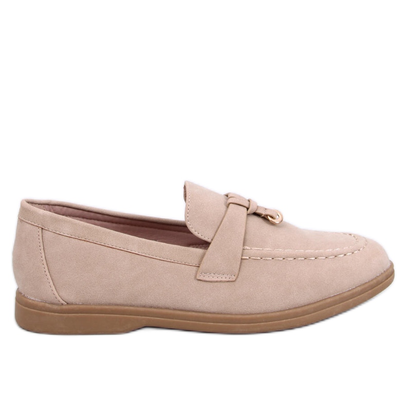 Antonisa Khaki Damenmokassins beige