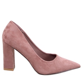Nude-Stiletto-Pumps von Verizon rosa