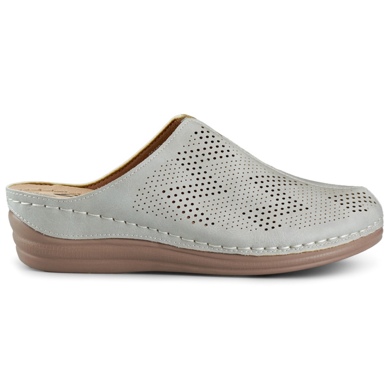 Gesundheits-Flip-Flops für Damen mit geschlossenen Zehen grau