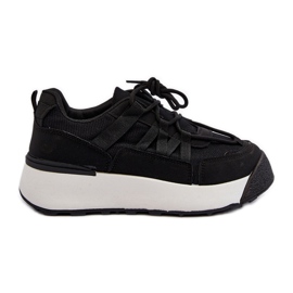 Damen Sportschuhe Sneakers Schwarz Phyrena