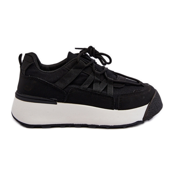 Damen Sportschuhe Sneakers Schwarz Phyrena