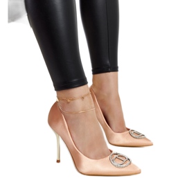 Hellrosa High Heels mit Elife-Zirkonen