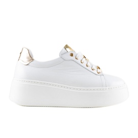 Karino-Sneaker aus weißem Leder