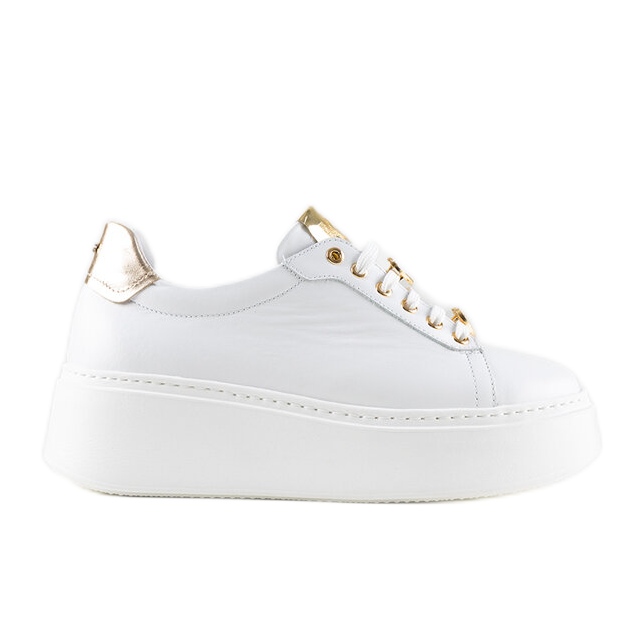 Karino-Sneaker aus weißem Leder