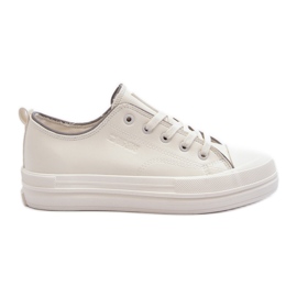 Damen-Sneaker aus Öko-Leder Big Star NN274847 Weiß