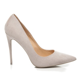 Vices Pumps auf einer Nadel grau