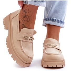 Seastar Slip-On-Loafer aus Wildleder für Damen Beige Pure Love