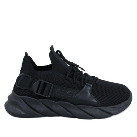 Wades schwarze Sockensneaker