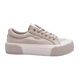 Damen-Sneaker mit dicker Sohle Lee Cooper LCW-24-31-2178 Grau