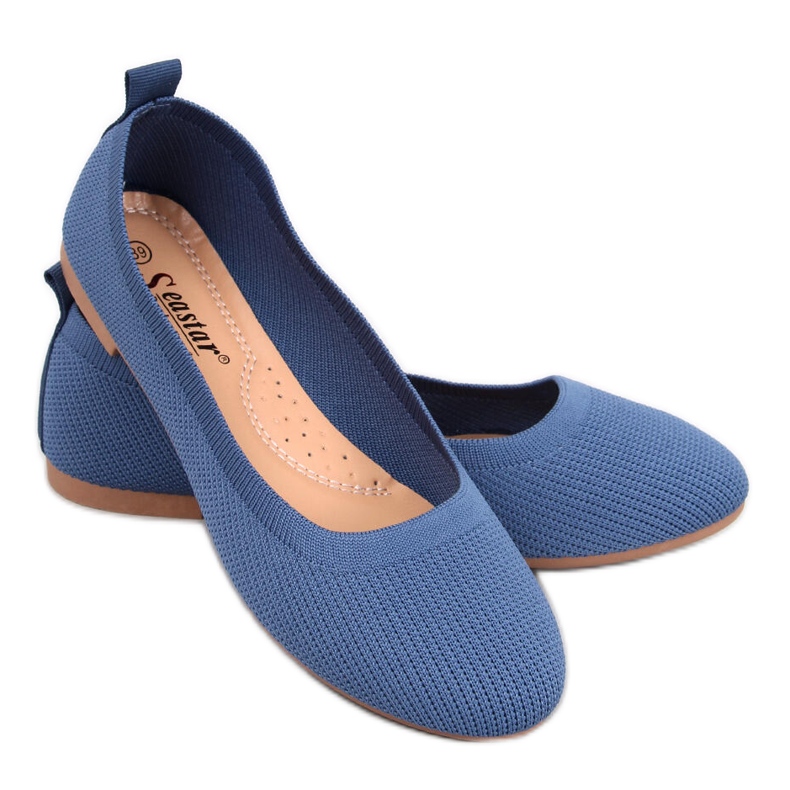 Blaue Sockenballerinas von Cavaday