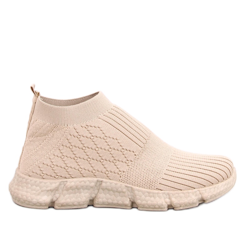 Darts Beige Socken-Sportschuhe