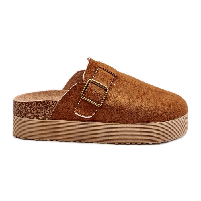 Camel Jorffia Plateau-Clogs für Damen braun