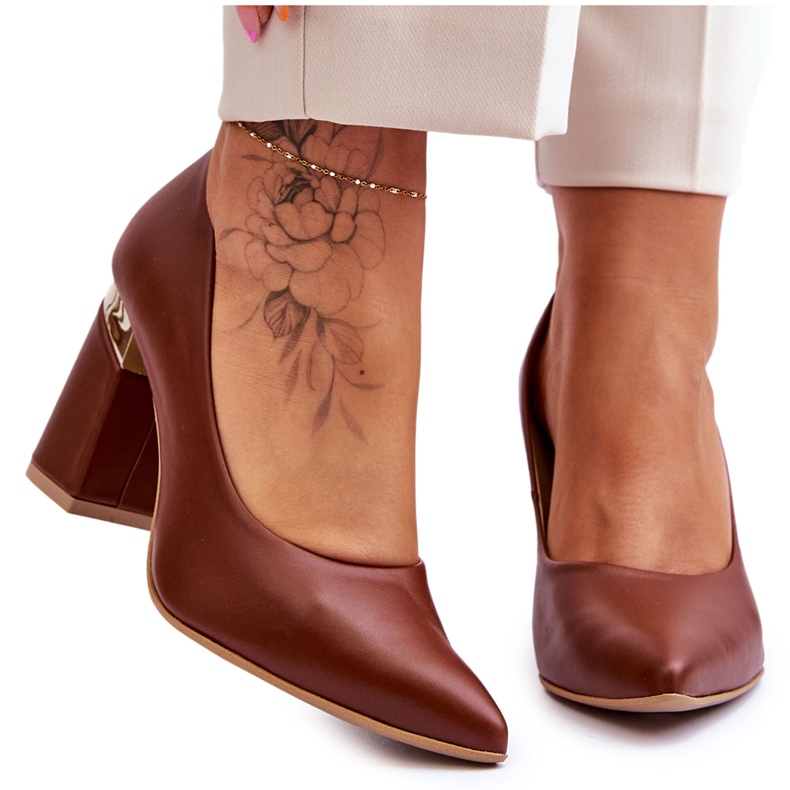 Lewski Shoes Lederpumps Lewski 3117 Braun