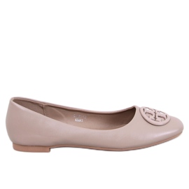 Elegante Ballerinas Irvina Khaki beige