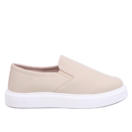 Beigefarbene Slip-On-Sneaker von Allams