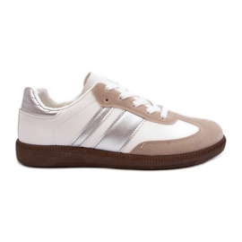 Niedrige Sportschuhe für Damen, Sneakers, Weiß, Cafala