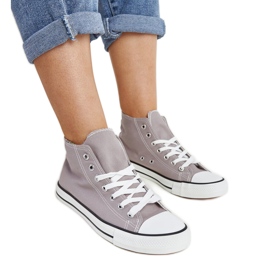 Graue High-Top-Sneaker von Eliska