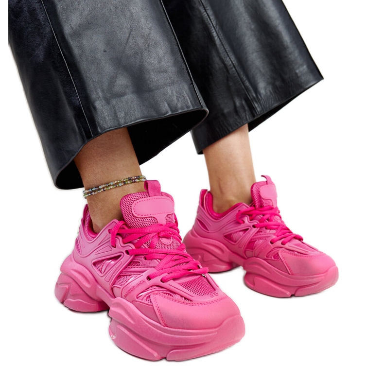 Dunkelrosa Feaven-Sportsneaker