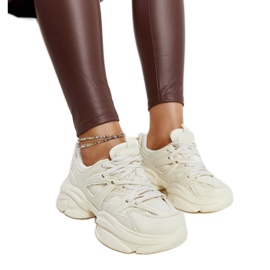 Hellbeige Sport-Sneaker von Feaven
