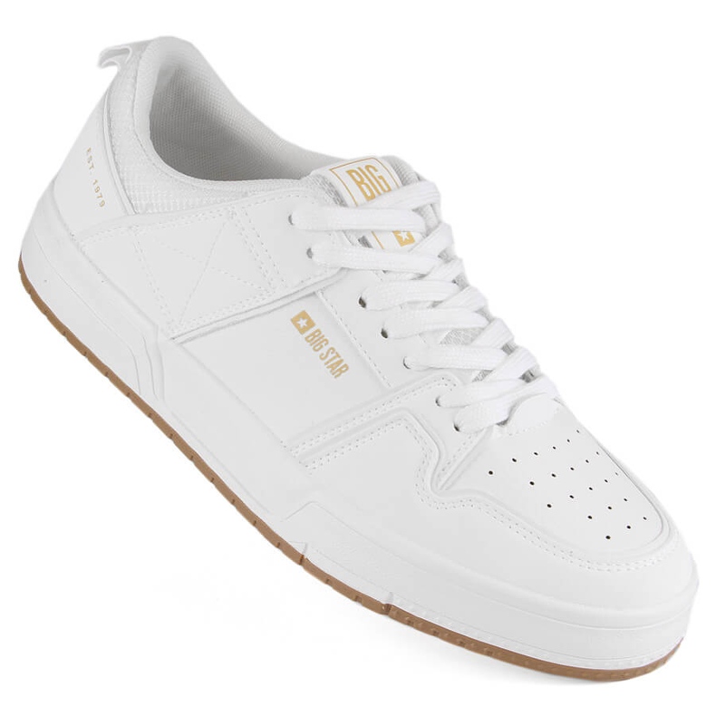 Weiße Herren-Sportschuhe Big Star NN174093