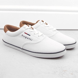 Bequeme weiße Herren-Sportschuhe Bugatti NN153418