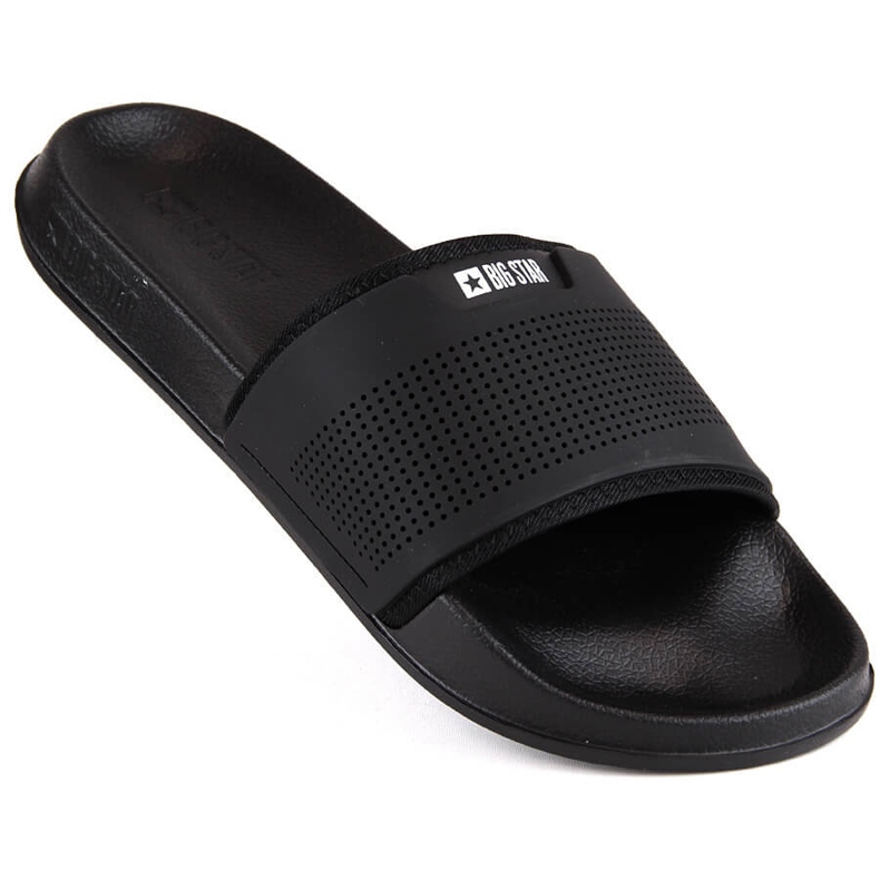 Schwarze Sport-Flip-Flops für Herren Big Star NN174694