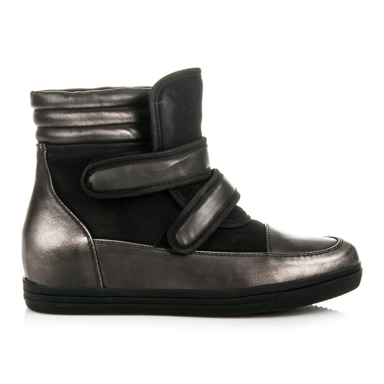 Show It Sneaker in Hochglanz grau