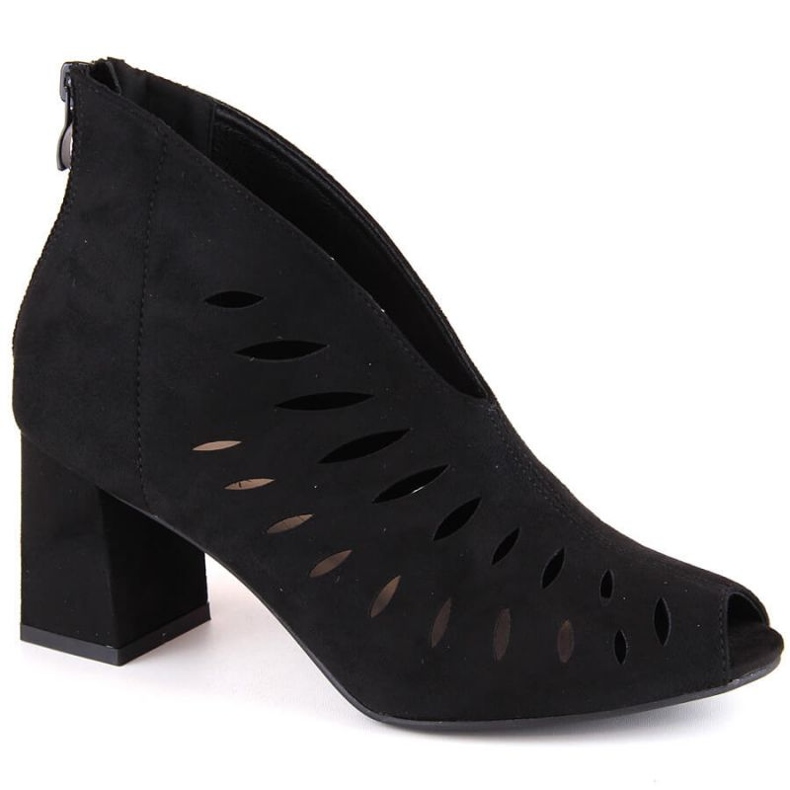 Potocki W WOL225A Wildleder-Stiefeletten, schwarz