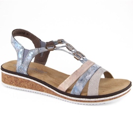 Bequeme Rieker W RKR664 Sandalen mehrfarbig
