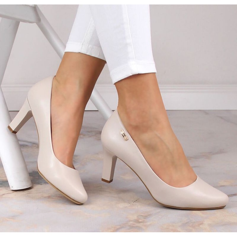 Sergio Leone W SK39AA Hochhackige Pumps, hellgrau