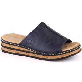 Bequeme Rieker W RKR670 Flip-Flops, Marineblau