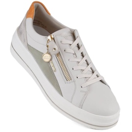 Rieker Bequeme Lederschuhe Remonte W RKR676, beige