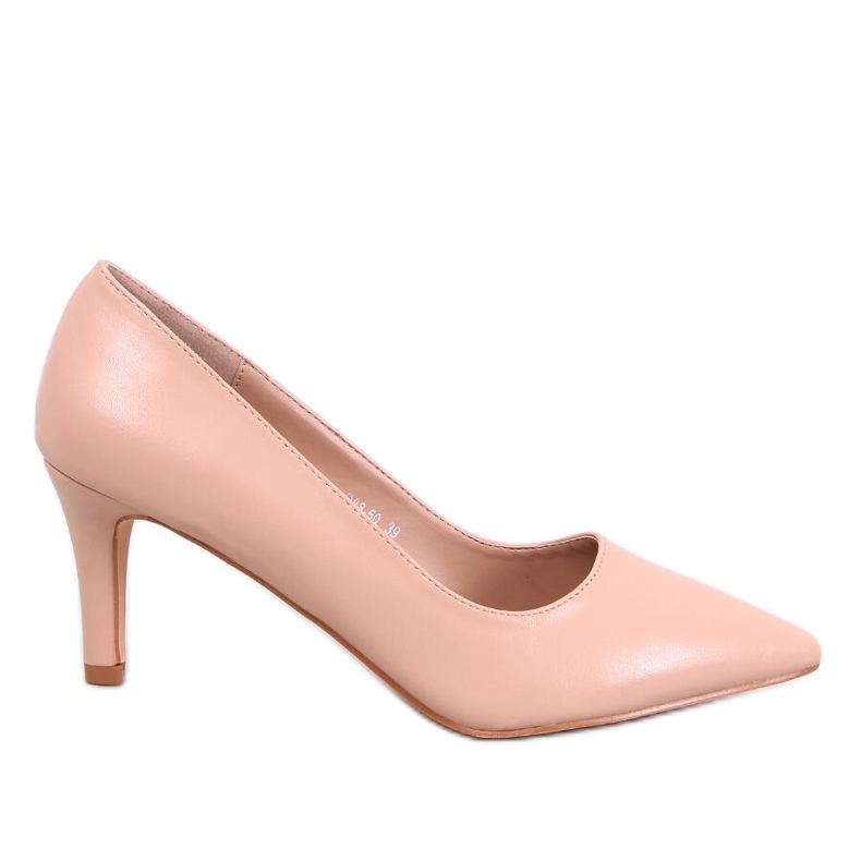 Greave Nude-Pumps mit niedrigem Absatz beige
