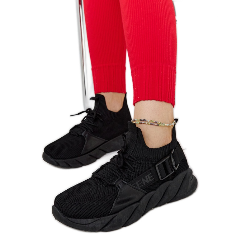 Schwarze, leichte Faruz-Sportsneaker