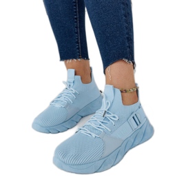 Blaue, leichte Sport-Sneaker von Faruz